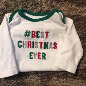 Carters Christmas onsie